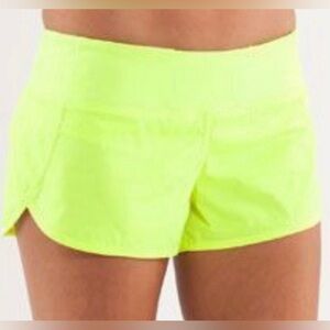 ivivva by lululemon neon yellow shorts